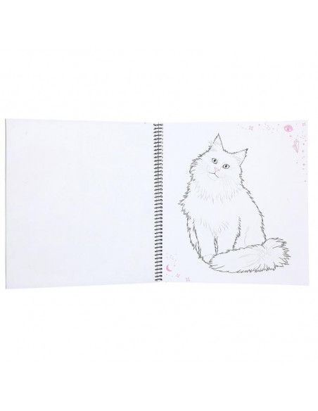 Topmodel livre de coloriage moonlight
