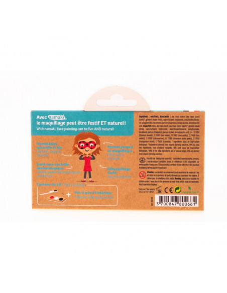 KIT 3 COULEURS PIRATE & COCCINELLE BIO*