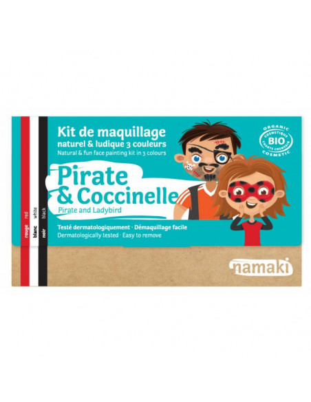 KIT 3 COULEURS PIRATE & COCCINELLE BIO*