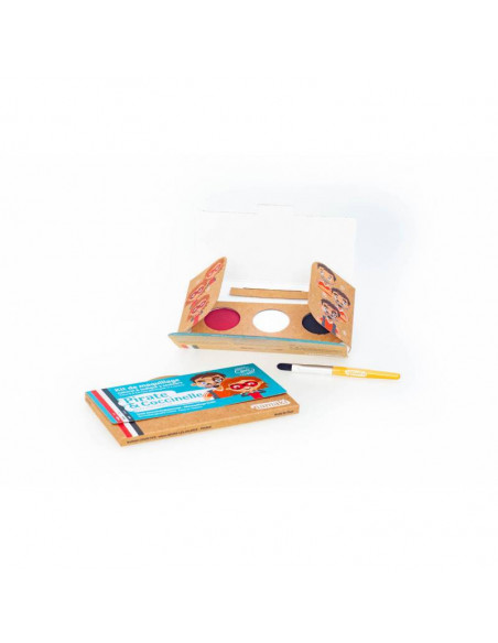KIT 3 COULEURS PIRATE & COCCINELLE BIO*