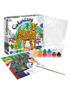 Colorizzy - zebre & leopard 2