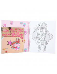 Topmodel album a colorier teddy co 2