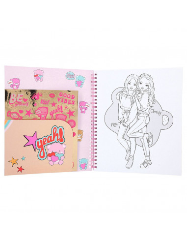 Topmodel album a colorier teddy co