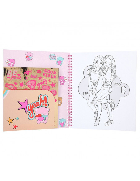 Topmodel album a colorier teddy co