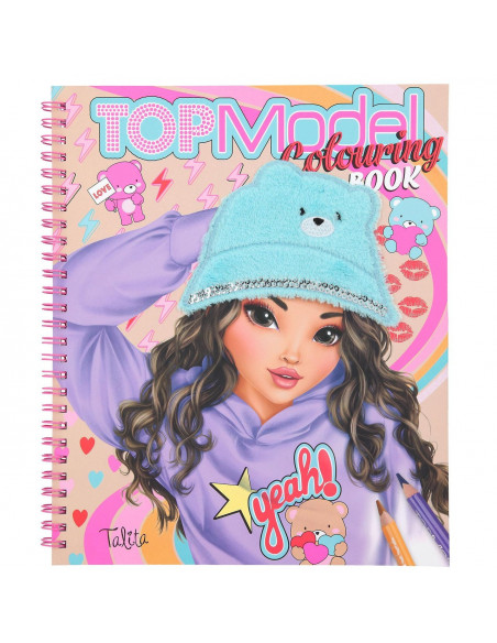 Topmodel album a colorier teddy co