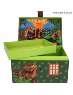 Dino world coffre tresor avec code 2