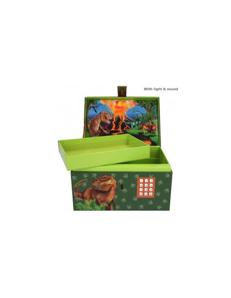 Dino world coffre tresor avec code