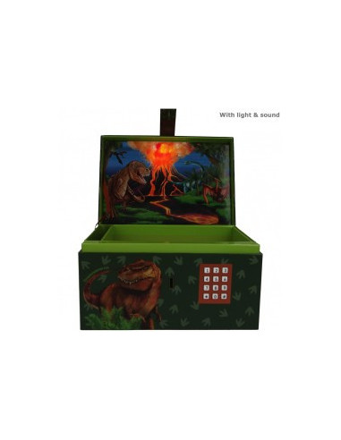 Dino world coffre tresor avec code
