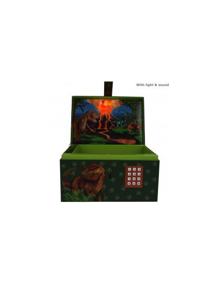 Dino world coffre tresor avec code
