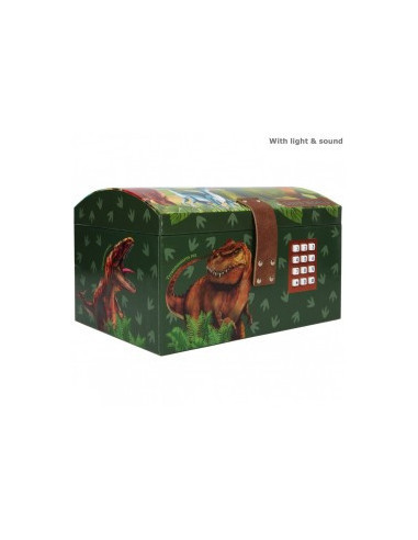 Dino world coffre tresor avec code