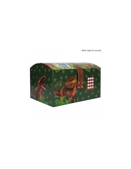 Dino world coffre tresor avec code