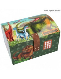 Dino world coffre tresor avec code