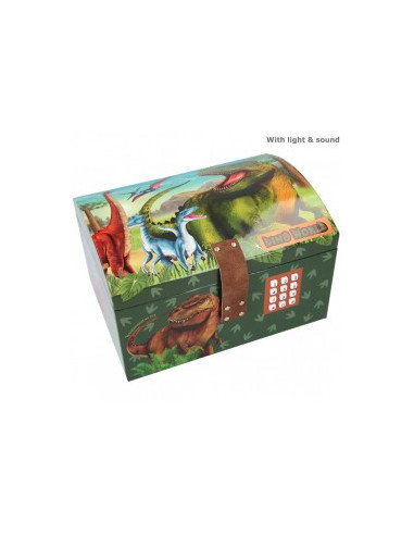 Dino world coffre tresor avec code