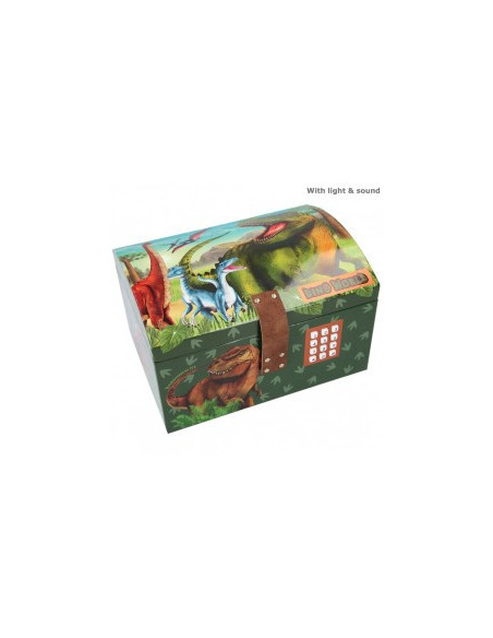 Dino world coffre tresor avec code