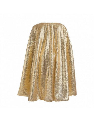 PRECIOUS GOLD SEQUINS CAPE 5 -6 ANS