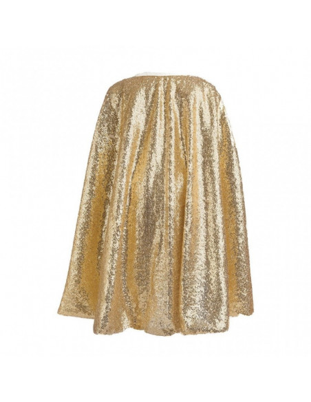 PRECIOUS GOLD SEQUINS CAPE 5 -6 ANS
