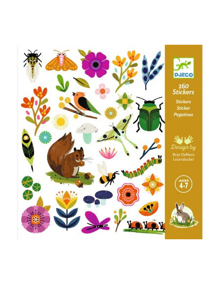 STICKERS PAPIER - Jardin - FSC Mix ( Packaging )