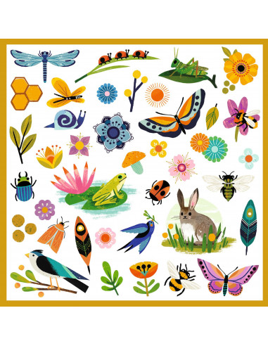 STICKERS PAPIER - Jardin - FSC Mix ( Packaging )