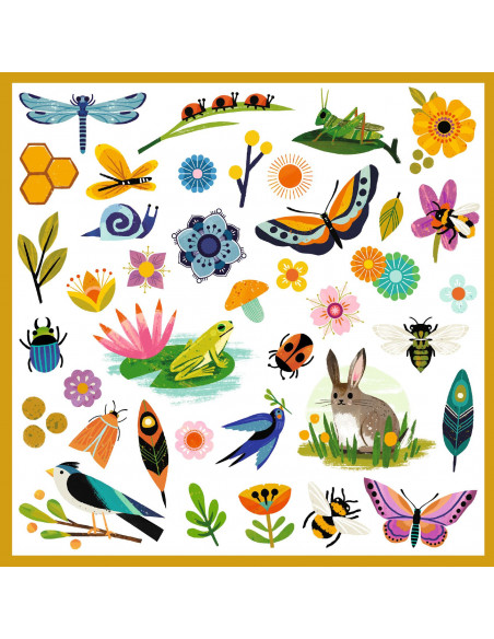 STICKERS PAPIER - Jardin - FSC Mix ( Packaging )