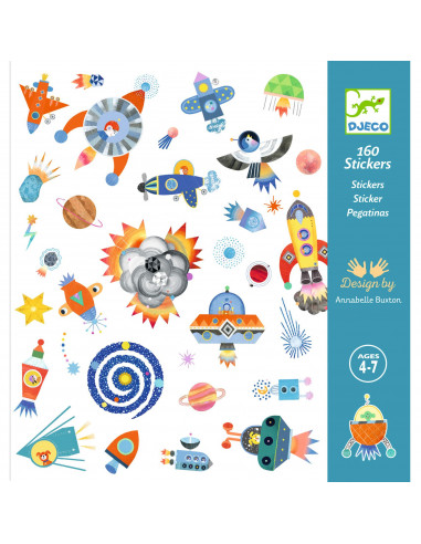 STICKERS PAPIER - Interstellaire - FSC Mix ( Packaging )