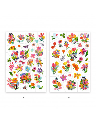 TATOUAGES - Aqua flor - FSC MIX