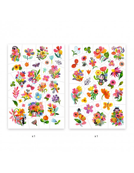 TATOUAGES - Aqua flor - FSC MIX