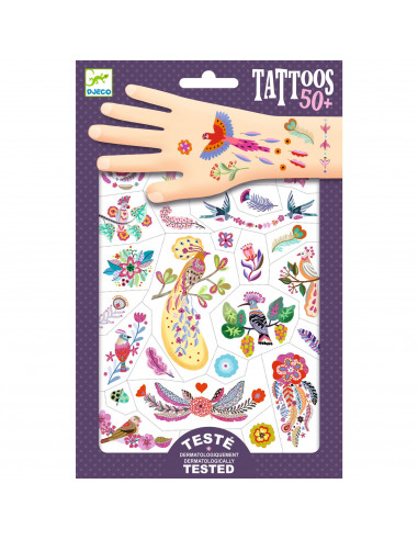 TATOUAGES - Plume color - FSC MIX