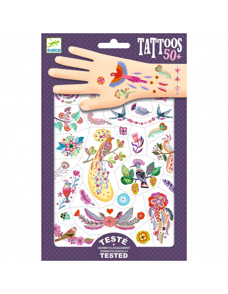 TATOUAGES - Plume color - FSC MIX