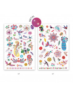 TATOUAGES - Plume color - FSC MIX 2
