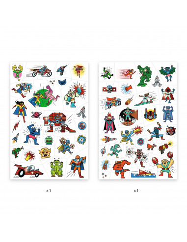 TATOUAGES - Heroes vs villains - FSC MIX