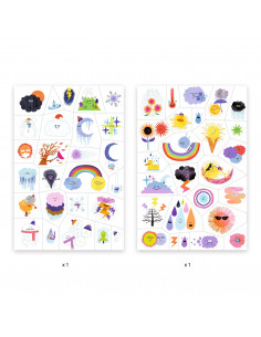 TATOUAGES - Emojis météo - FSC MIX 2