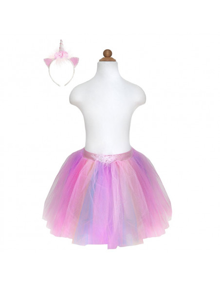 Set licorne Tutu and serre-tête rose / 4-7 ans 