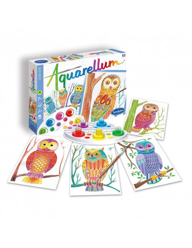 Aquarellum junior "hiboux"
