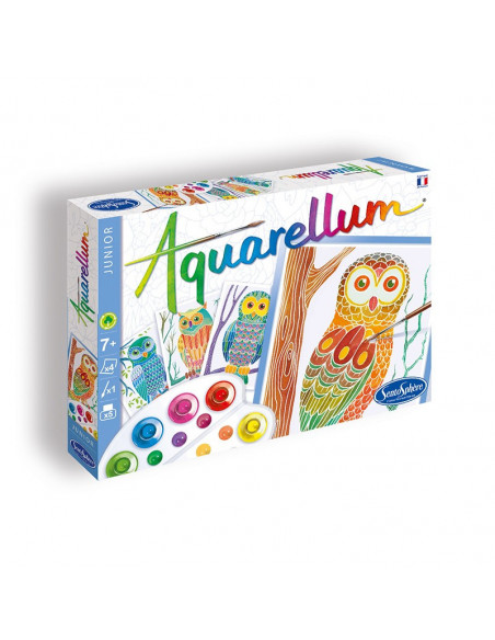 Aquarellum junior "hiboux"