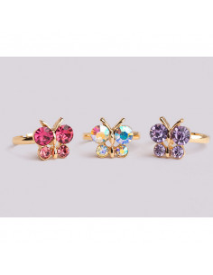 Bagues boutique butterfly 3 pcs