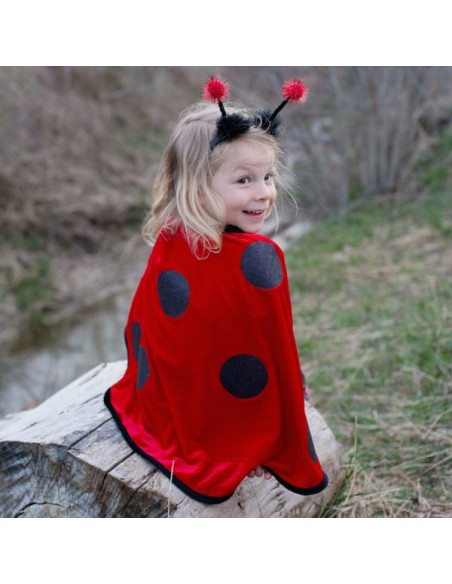 Cape de coccinelle bebe avec serre tète - great pretenders