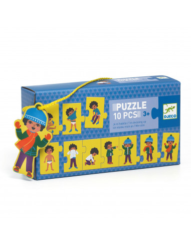 PUZZLE TRIO - Puzzle frise  Je m'habille - FSC MIX