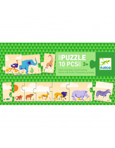PUZZLE DUO - Puzzle frise Petits et grands - FSC MIX