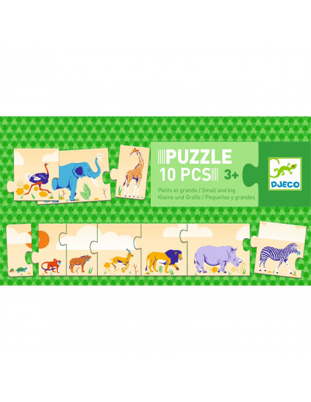 PUZZLE DUO - Puzzle frise Petits et grands - FSC MIX