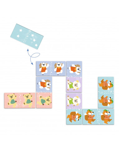MÉMO, LOTO, DOMINO - Domino Petits amis - FSC MIX