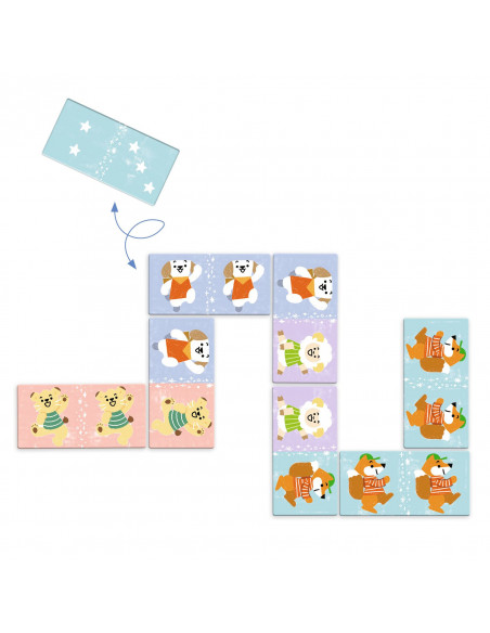 MÉMO, LOTO, DOMINO - Domino Petits amis - FSC MIX