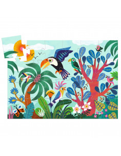 PUZZLE SILHOUETTE - Coco le Toucan 24 pcs- FSC MIX 2