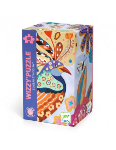 WIZZY PUZZLE - Loiseau étincelant 50 pcs - FSC MIX
