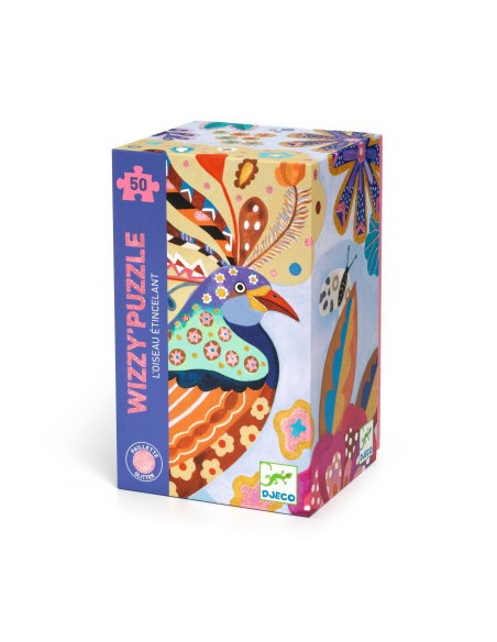 WIZZY PUZZLE - Loiseau étincelant 50 pcs - FSC MIX