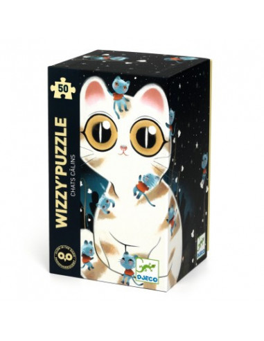 WIZZY PUZZLE - Chats câlins - 50pcs - FSC MIX