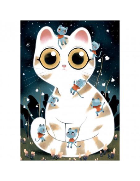 WIZZY PUZZLE - Chats câlins - 50pcs - FSC MIX