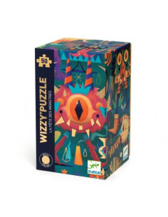 WIZZY PUZZLE - La fête des monstres - 50 pcs - FSC MIX