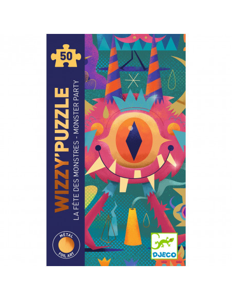 WIZZY PUZZLE - La fête des monstres - 50 pcs - FSC MIX