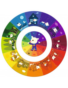 PUZZLE GEANT - Puzzle géant les couleurs - FSC MIX 2