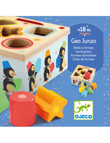 Boîte à formes - Geo Junzo - FSC Wood 100%